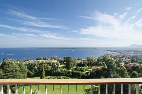 Продажа квартиры в Каннах – квартал Калифорния – панорамный вид на море